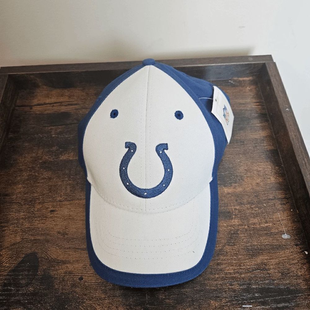 NFL Indianapolis Colts Adjustable Cap Men's Blue/White NWT